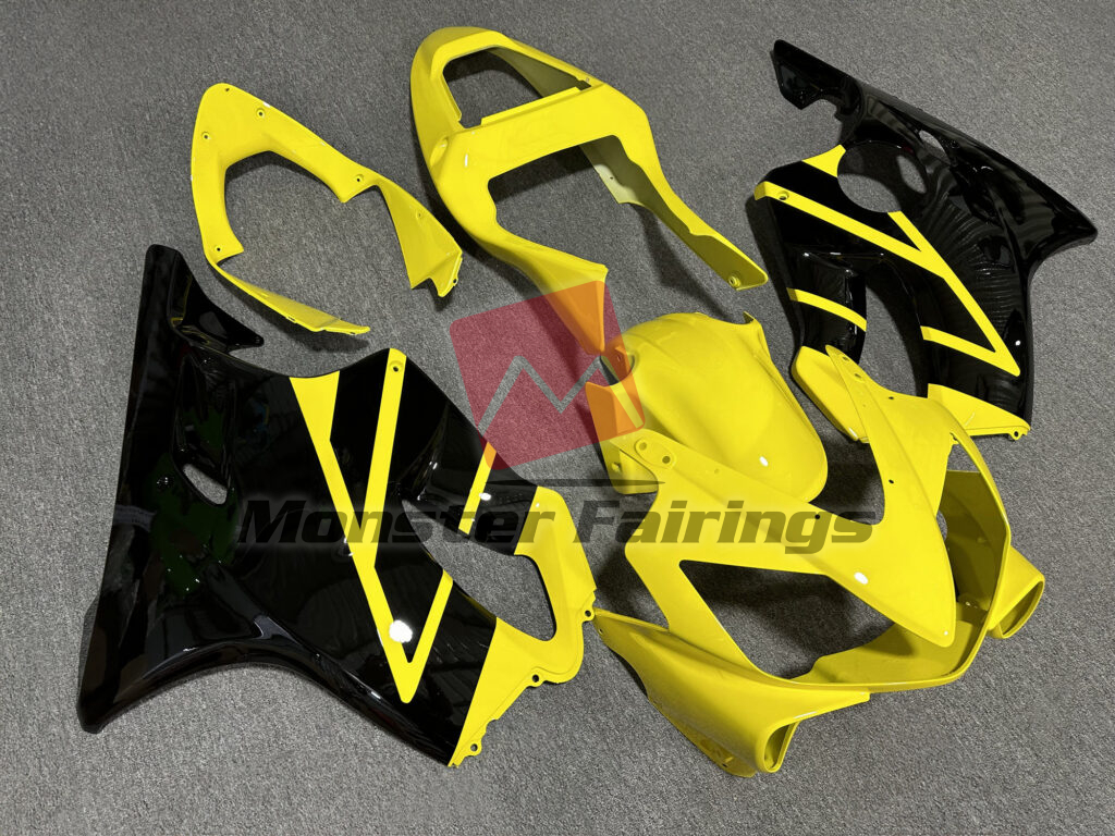 Gloss Yellow & Black ABS fairings for Honda CBR600 F4i 2001 - 2003 - premium OEM fit kit by Monster Fairings