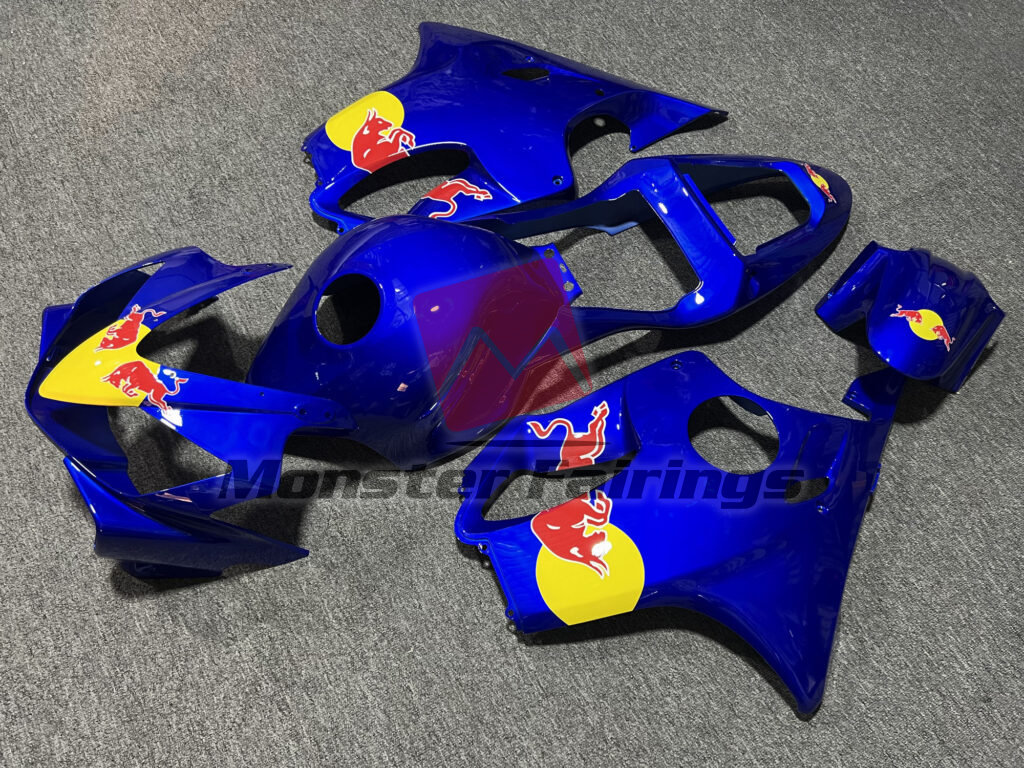 Gloss Blue & Yellow The Bull ABS fairings for Honda CBR600 F4i 2001 - 2003 - premium OEM fit kit by Monster Fairings