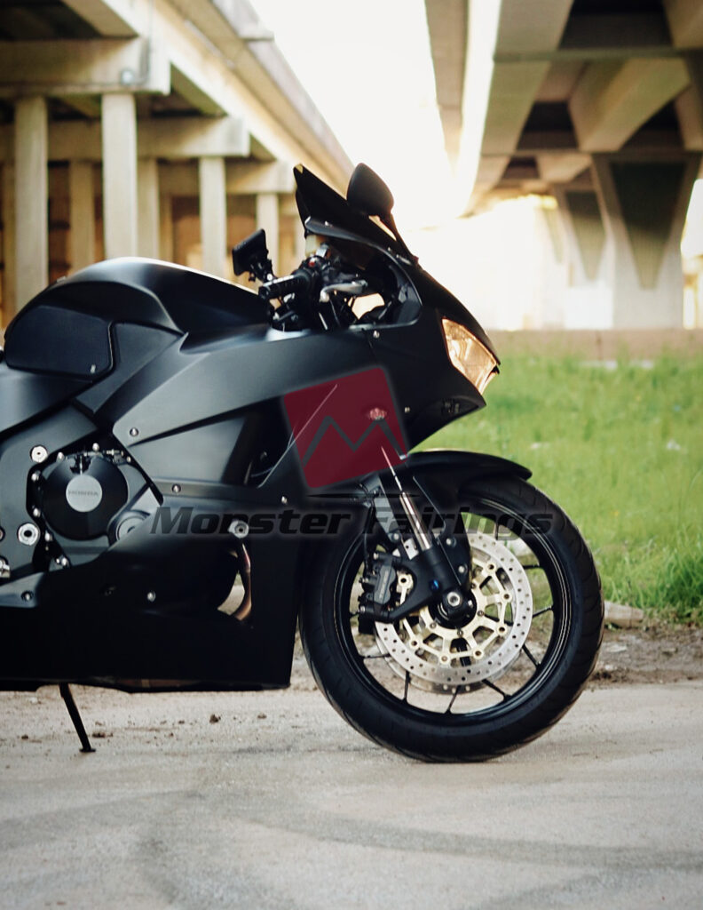 Honda CBR600RR 2013 - 2025 ABS fairings, Matte Black - high - quality motorcycle kit by Monster Fairings