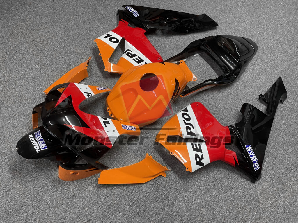 Gloss Classic Repsol ABS fairings for Honda CBR600RR 2003 - 2004 - premium OEM fit kit by Monster Fairings