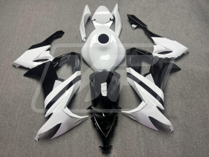 Kawasaki ZX10R 2008-2010 Black & White ABS Fairings | Monster Fairings