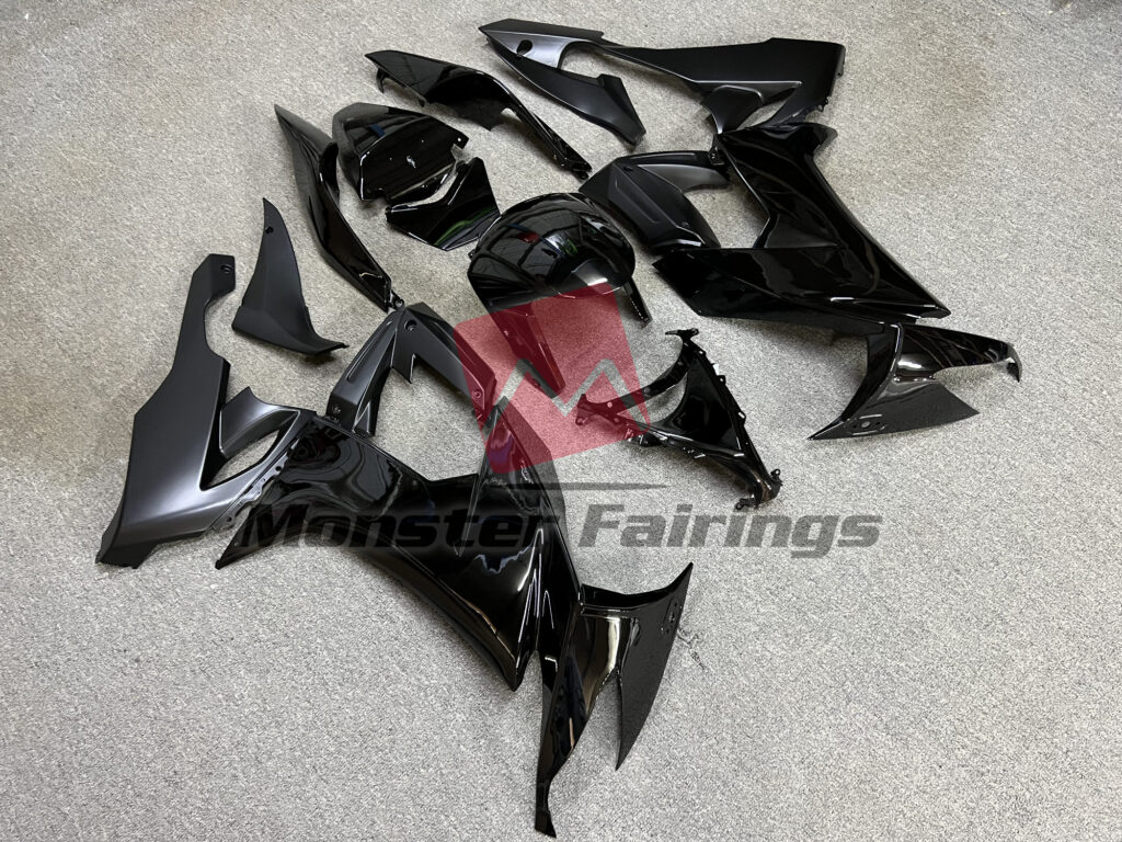 Gloss Black ABS fairings for Kawasaki ZX10R 2008 - 2010 - premium OEM fit kit by Monster Fairings