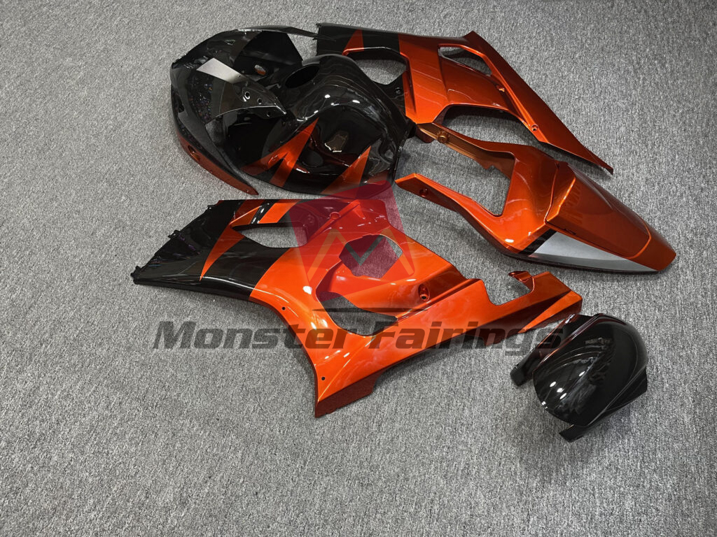 Gloss Burnt Orange & Black ABS fairings for Suzuki GSXR 1000 2003 - 2004 - premium OEM fit kit by Monster Fairings