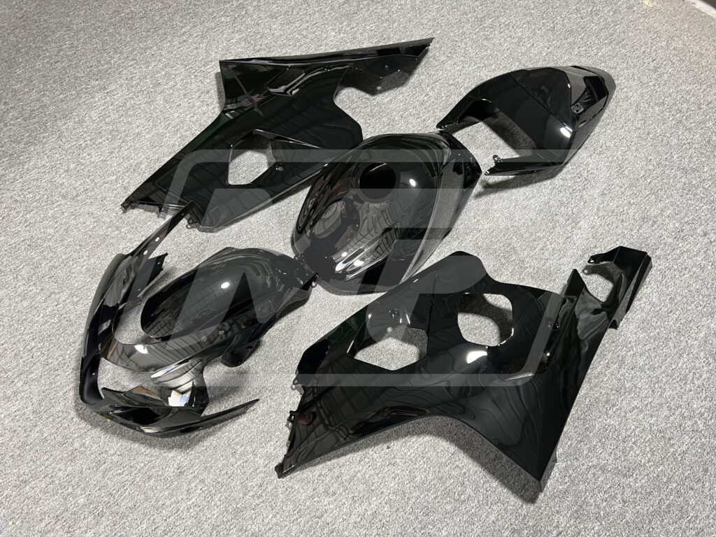 Gloss Black ABS fairings for Suzuki GSXR 600 - 750 2004 - 2005 - premium OEM fit kit by Monster Fairings
