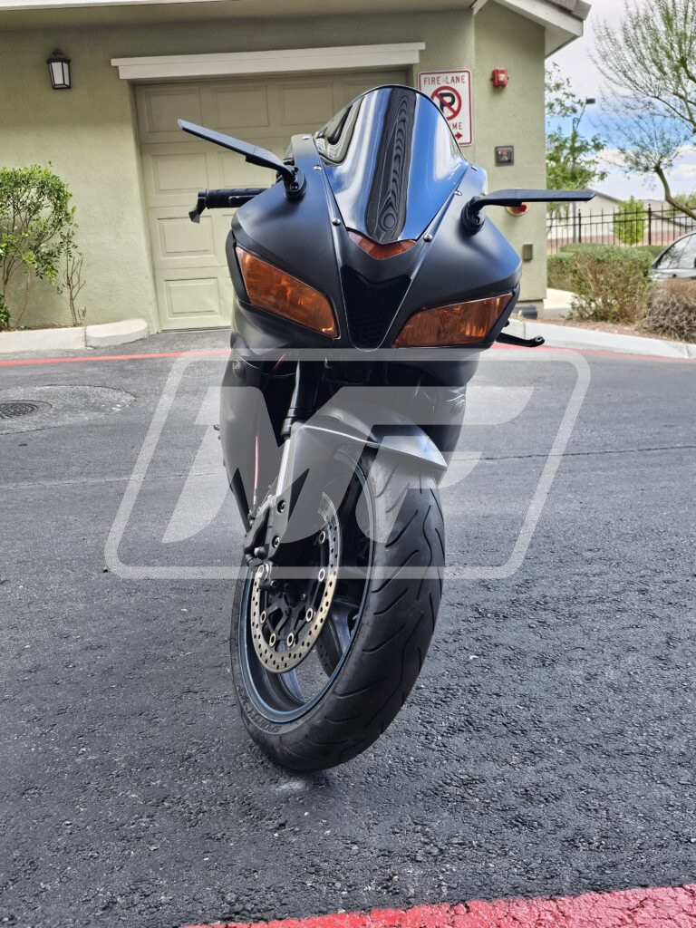 Honda CBR600RR custom ABS fairings 2007 - 2008 in Matte Black - durable replacement kit, Monster Fairings