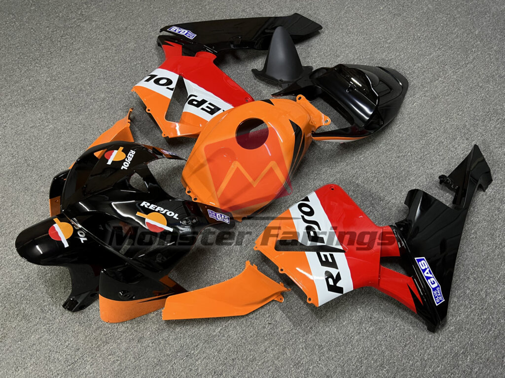 Gloss Classic Repsol 2 ABS fairings for Honda CBR600RR 2005 - 2006 - premium OEM fit kit by Monster Fairings