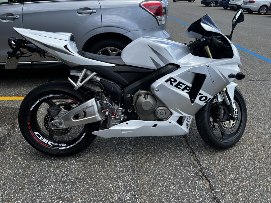 Monster Fairings ABS fairing kit for Honda CBR600RR 2005 - 2006 - Gloss White & Silver Repsol, precise OEM fit
