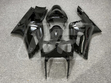 Kawasaki ZX6R 2003-2004 Gloss Black ABS Fairings | Monster Fairings