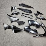 Yamaha R1 2007 - 2008 ABS fairings, Gloss Black - high - quality motorcycle kit by Monster Fairings