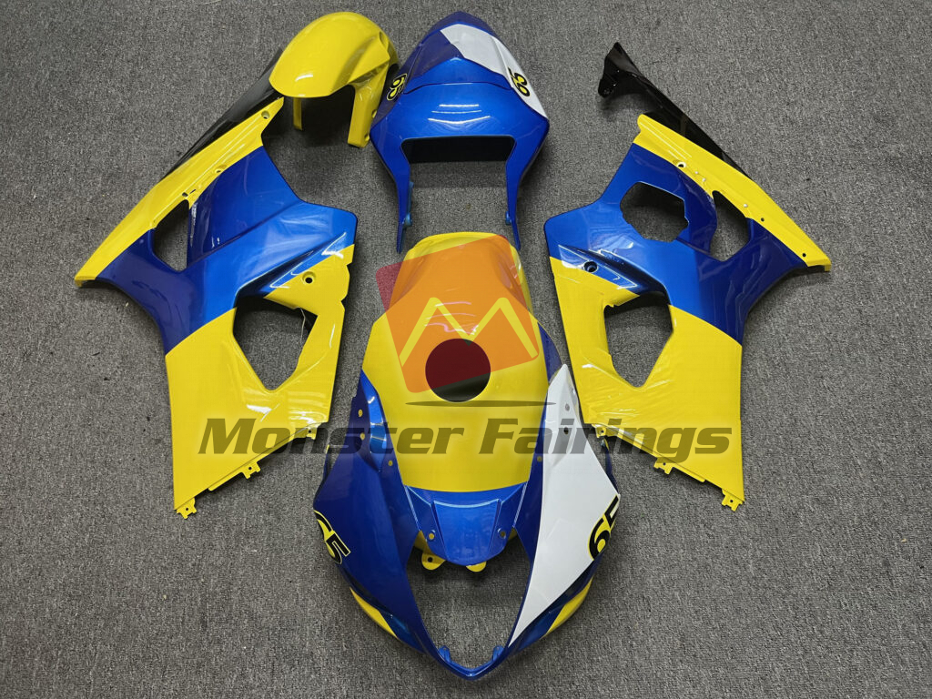 Suzuki GSXR 1000 2003 - 2004 Pirelli ABS fairings - custom motorcycle bodywork kit by Monster Fairings