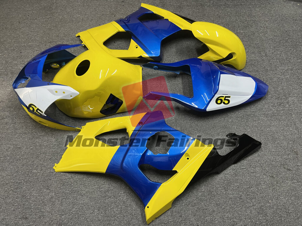 Suzuki GSXR 1000 custom ABS fairings 2003 - 2004 in Pirelli design - durable replacement kit, Monster Fairings