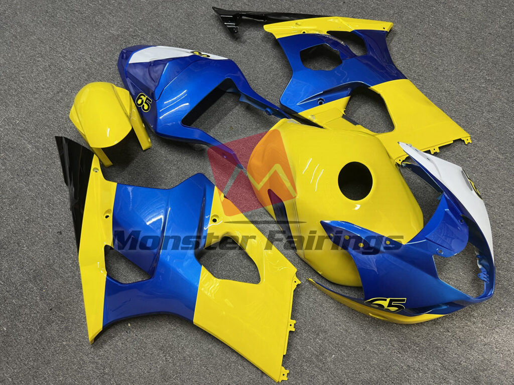 2003 - 2004 Suzuki GSXR 1000 Pirelli fairing set - ABS injection, custom painted by Monster Fairings
