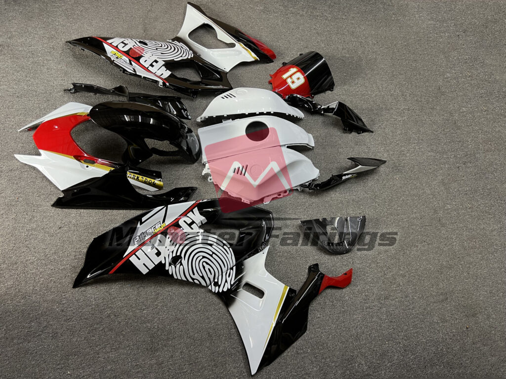 2007 - 2008 Yamaha R1 FingerPrint fairing set - ABS injection, custom painted by Monster Fairings