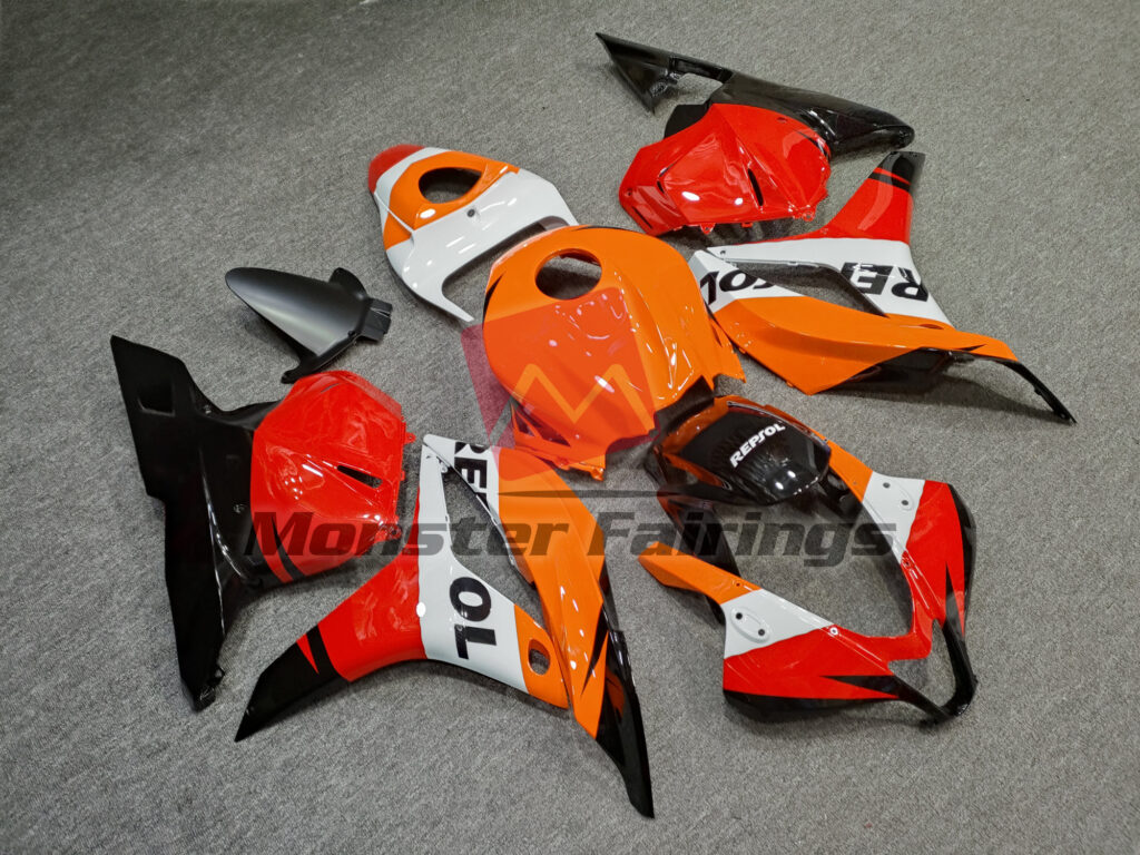 Gloss Classic Light Repsol ABS fairings for Honda CBR600RR 2009 - 2012 - premium OEM fit kit by Monster Fairings