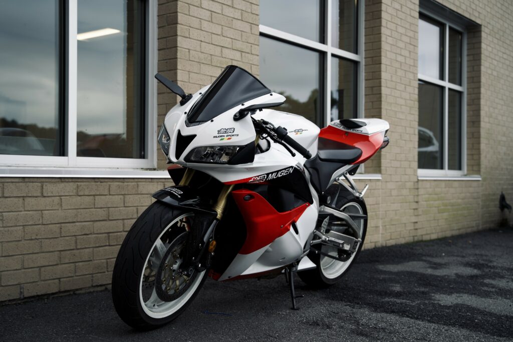 Monster Fairings ABS fairing kit for Honda CBR600RR 2009 - 2012 - Gloss White & Red Black Mugen, precise OEM fit