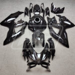 Suzuki GSXR 600 - 750 2008 - 2010 Gloss Black ABS fairings - custom motorcycle bodywork kit by Monster Fairings