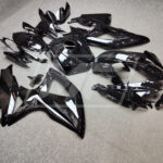 Suzuki GSXR custom ABS fairings 2008 - 2010 in Gloss Black - durable replacement kit, Monster Fairings
