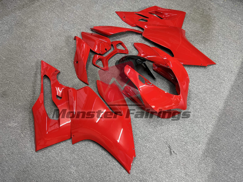 Gloss Red ABS fairings for Ducati 1199 - premium OEM fit kit by Monster Fairings