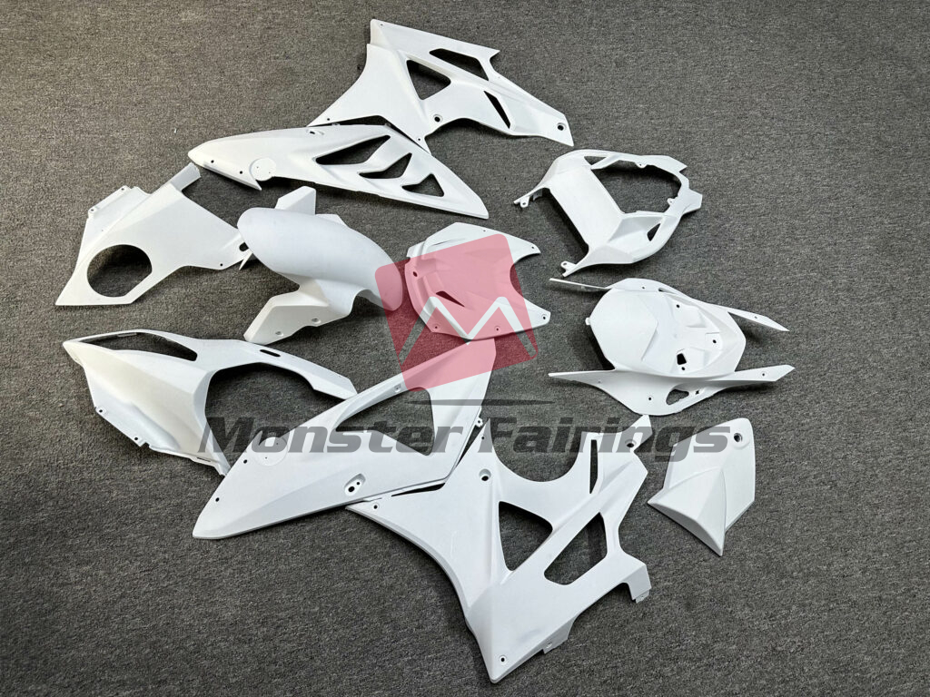 2009 - 2014 BMW S1000RR unpainted fairing set - ABS injection, ready for paint by Monster Fairings