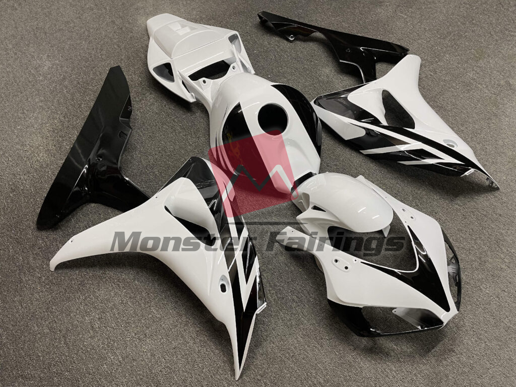 Gloss White & Black ABS fairings for Honda CBR1000RR 2006 - 2007 - premium OEM fit kit by Monster Fairings