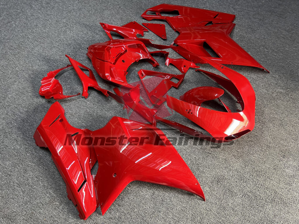 Gloss Red ABS fairings for Ducati 848 1098 1198 2007 - 2013 - premium OEM fit kit by Monster Fairings