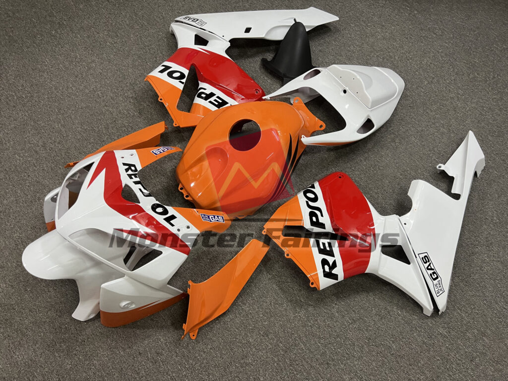 Gloss Light Repsol ABS fairings for Honda CBR600RR 2005 - 2006 - premium OEM fit kit by Monster Fairings