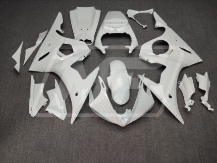 Yamaha R6 2003-2004 Gloss White ABS Fairings | Monster Fairings