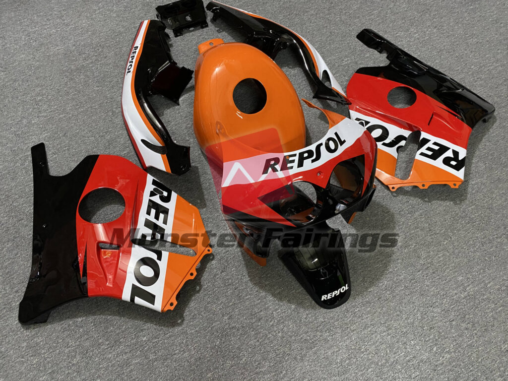 Gloss Classic Repsol ABS fairings for Honda CBR250RR 1990 - 1998 - premium OEM fit kit by Monster Fairings