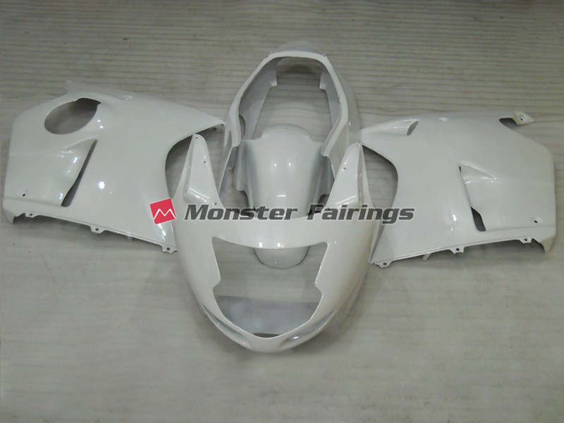 Honda CBR1100XX 1999 - 2007 Gloss White ABS fairings - custom motorcycle bodywork kit by Monster Fairings