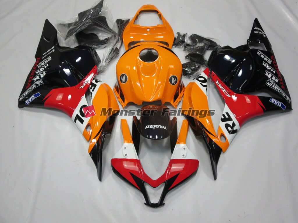 Honda CBR600RR 2009 - 2012 Classic Repsol ABS fairings - custom motorcycle bodywork kit by Monster Fairings