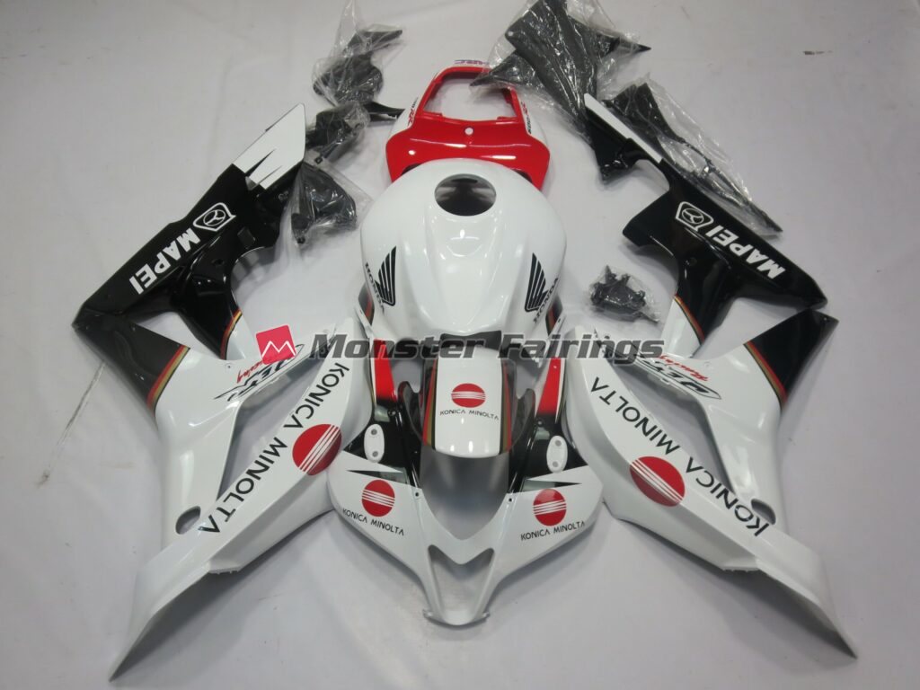 Honda CBR600RR 2007 - 2008 Red KM ABS fairings - custom motorcycle bodywork kit by Monster Fairings
