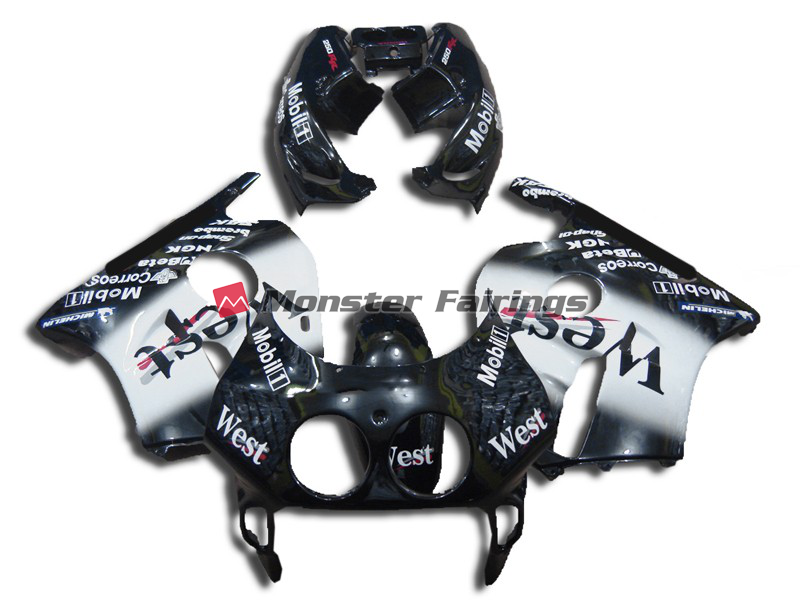 Honda CBR250RR 1990 - 1998 West ABS fairings - custom motorcycle bodywork kit by Monster Fairings