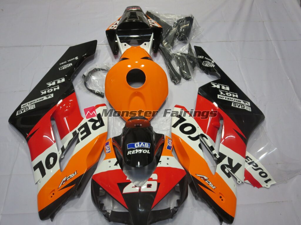 Honda CBR1000RR 2004 - 2005 Repsol 26 ABS fairings - custom motorcycle bodywork kit by Monster Fairings