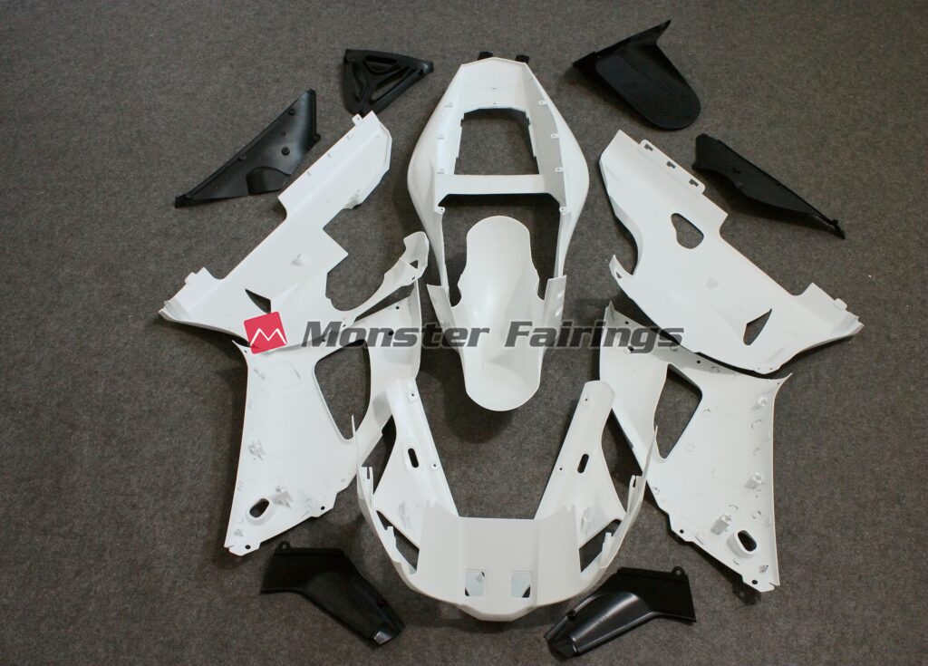 2000 - 2001 Yamaha R1 unpainted fairing set - ABS injection, ready for paint by Monster Fairings
