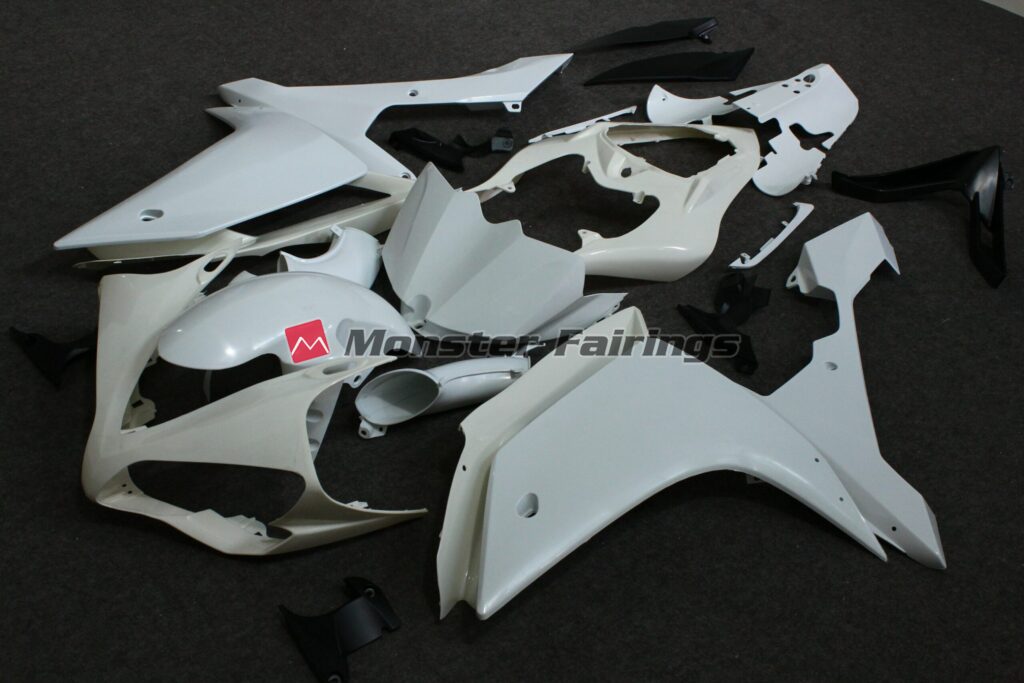 Yamaha R1 2007 - 2008 unpainted ABS fairings - custom motorcycle bodywork kit by Monster Fairings