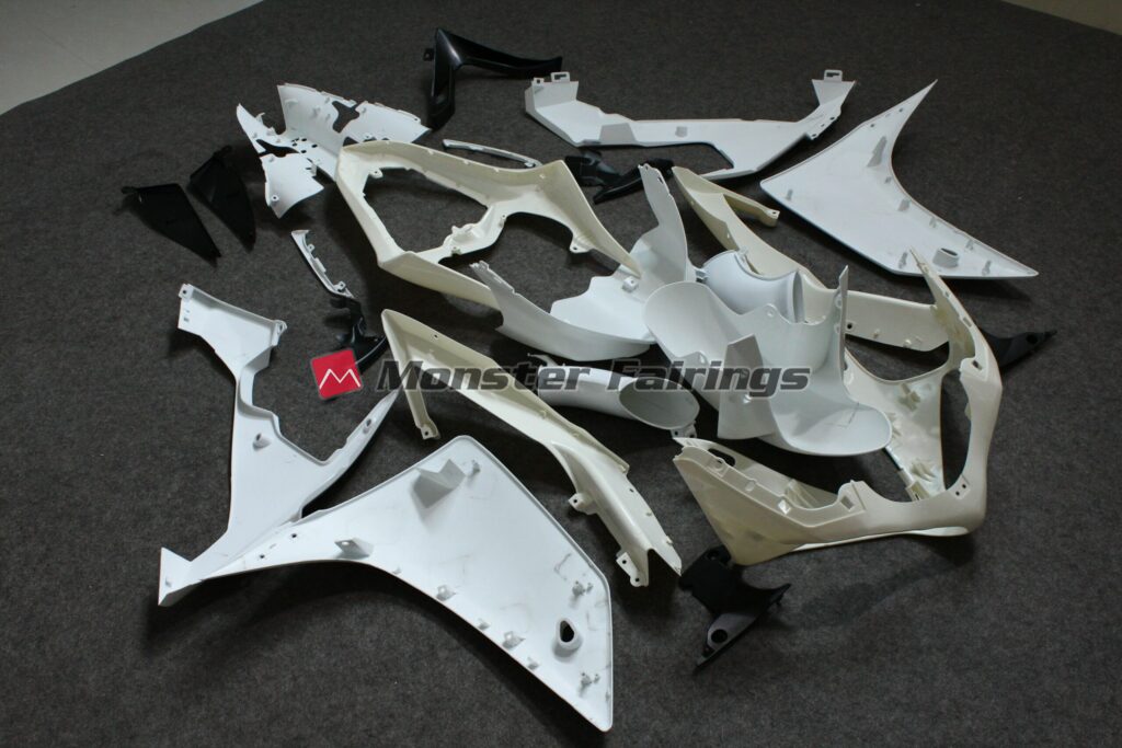 2007 - 2008 Yamaha R1 unpainted fairing set - ABS injection, ready for paint by Monster Fairings