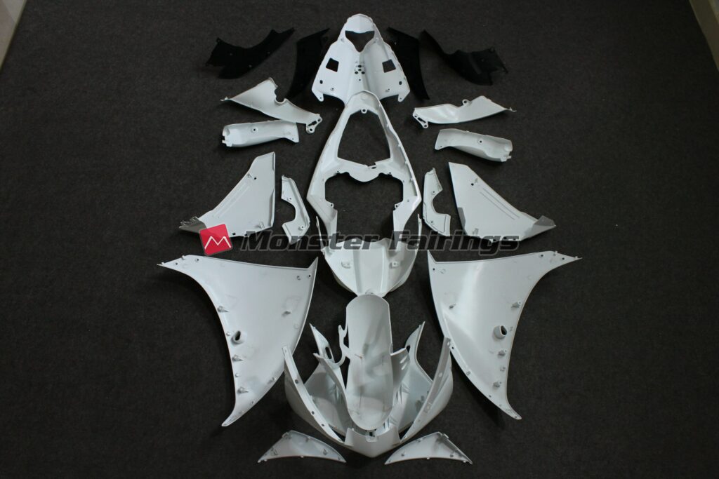 Monster Fairings ABS fairing kit for Yamaha R1 2009 - 2012 - unpainted, precise OEM fit