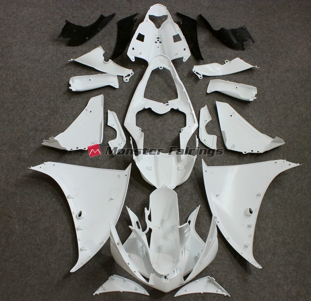 Yamaha R1 2009 - 2012 ABS unpainted fairings - high - quality motorcycle kit by Monster Fairings