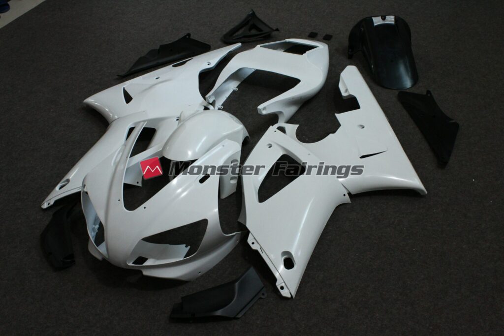 1998 - 1999 Yamaha R1 unpainted fairing set - ABS injection, ready for paint by Monster Fairings