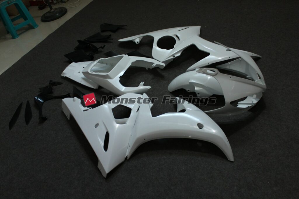 Yamaha R6 2003 - 2004 unpainted ABS fairings - custom motorcycle bodywork kit by Monster Fairings