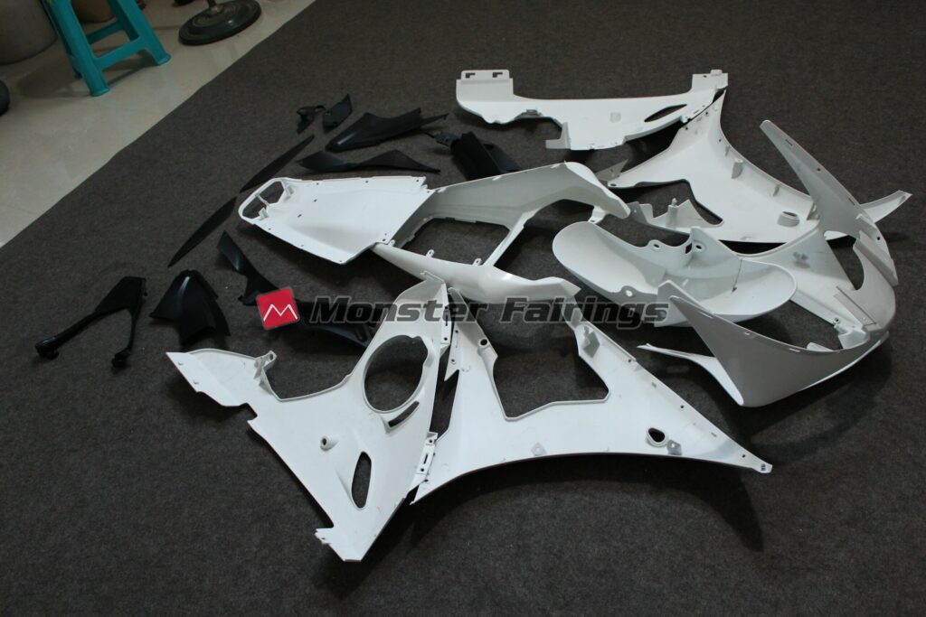 Yamaha R6 2003 - 2004 ABS unpainted fairings - high - quality motorcycle kit by Monster Fairings