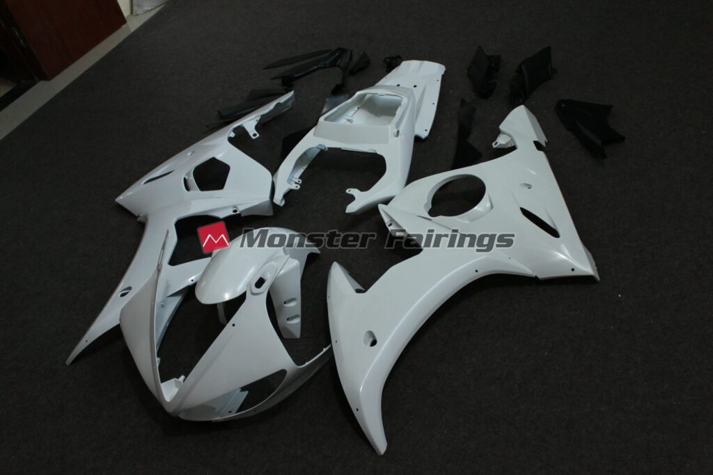 Yamaha R6 2005 custom unpainted ABS fairings - durable replacement kit, Monster Fairings