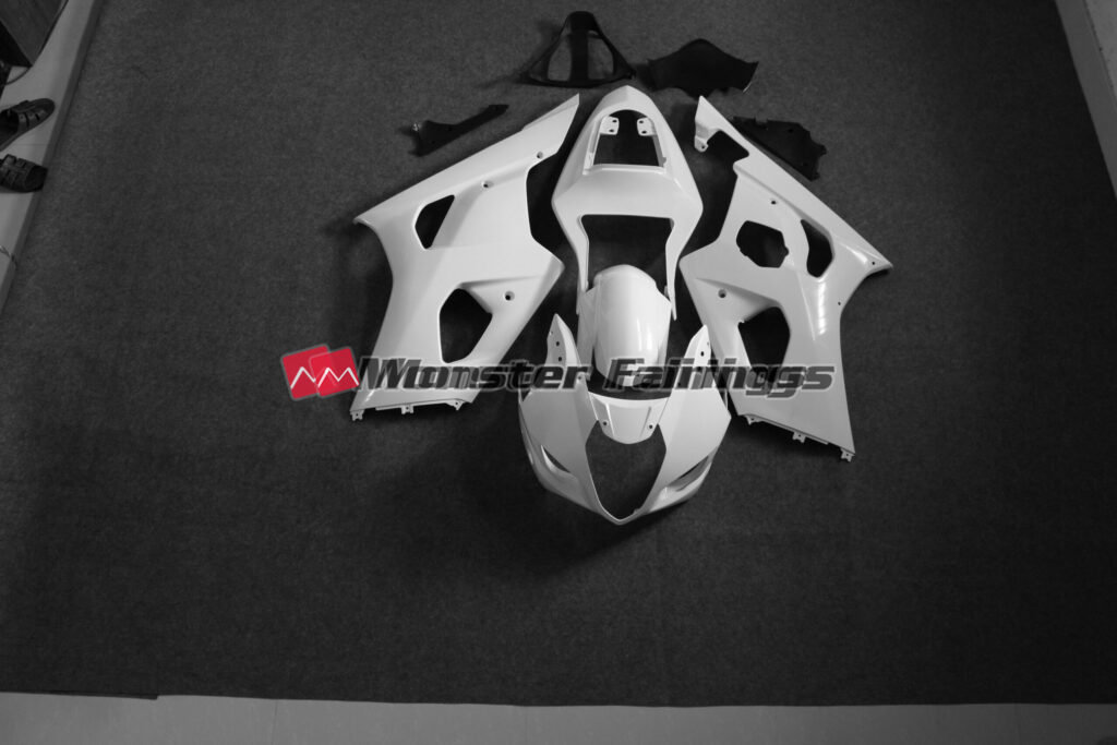 Suzuki GSXR 1000 2003 - 2004 unpainted ABS fairings - custom motorcycle bodywork kit by Monster Fairings