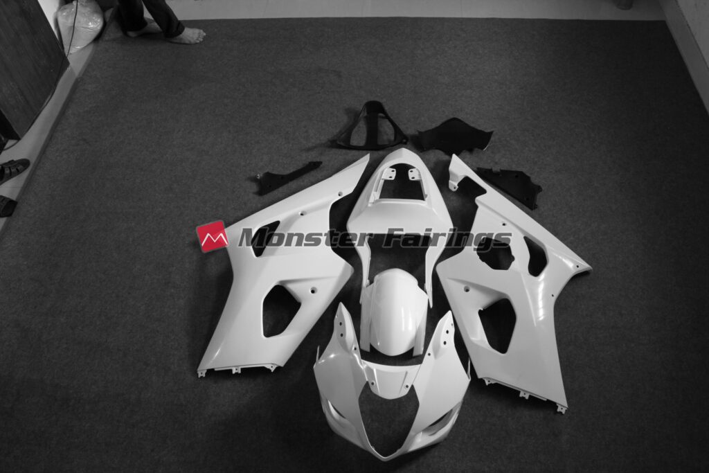 Suzuki GSXR 1000 2003 - 2004 custom unpainted ABS fairings - durable replacement kit, Monster Fairings