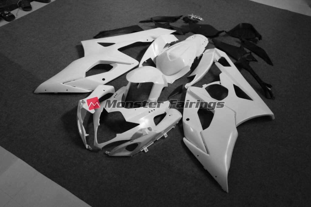 2005 - 2006 Suzuki GSXR 1000 unpainted fairing set - ABS injection, ready for paint by Monster Fairings