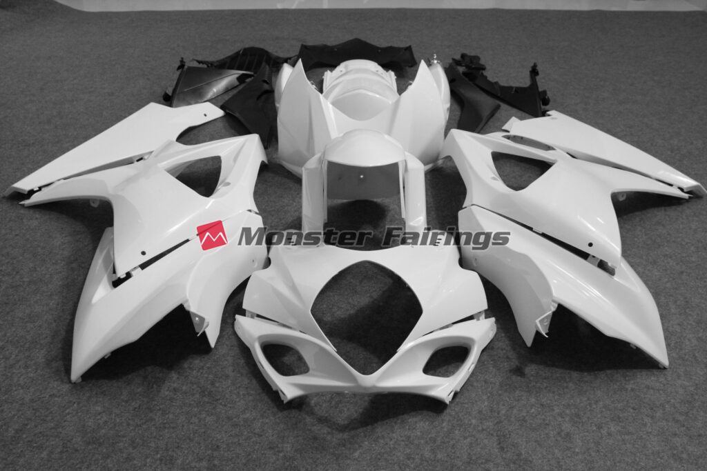 2007 - 2008 Suzuki GSXR 1000 unpainted fairing set - ABS injection, ready for paint by Monster Fairings