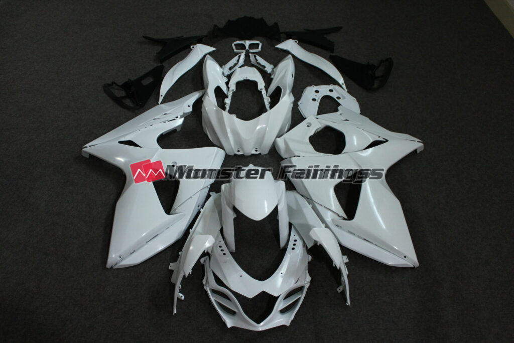 Suzuki GSXR 1000 2009 - 2014 unpainted ABS fairings - custom motorcycle bodywork kit by Monster Fairings