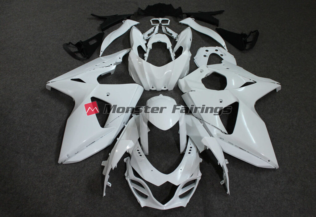 2009 - 2014 Suzuki GSXR 1000 unpainted fairing set - ABS injection, ready for paint by Monster Fairings