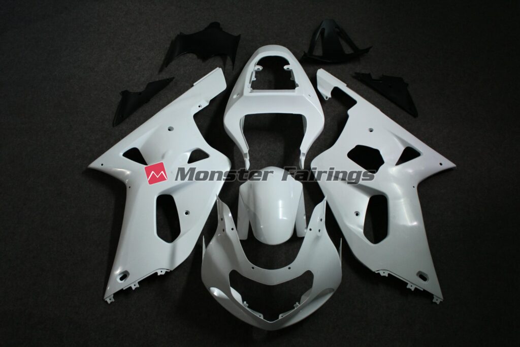 Suzuki GSXR 600 - 750 2001 - 2003 unpainted ABS fairings - custom motorcycle bodywork kit by Monster Fairings