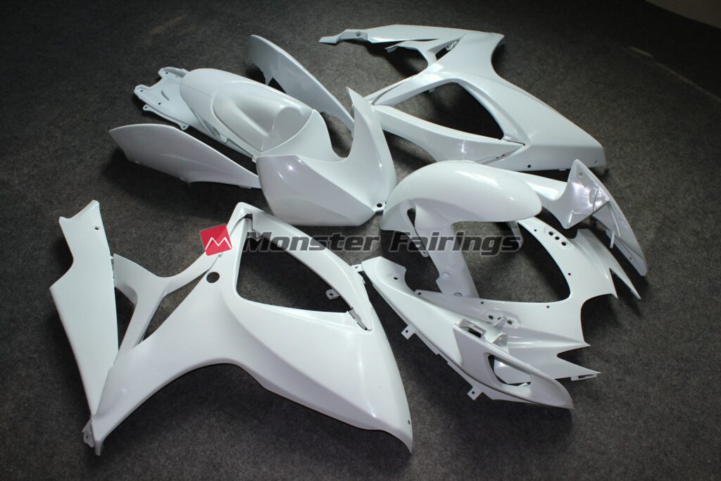 Suzuki GSXR 600 - 750 2006 - 2007 custom unpainted ABS fairings - durable replacement kit, Monster Fairings